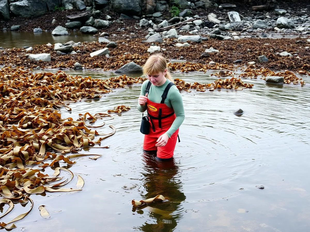 Marine Biology students in Southeast Alaska
